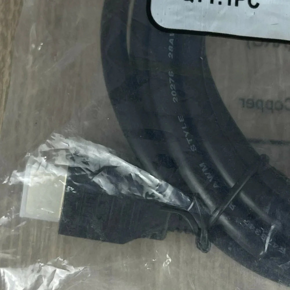 HDMI Cable High Speed With Ethernet Type A Black 10 ft. (Only 1 Piece) - Picture 4 of 5